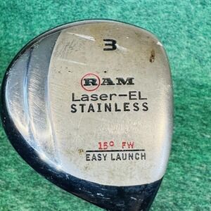 RAM Laser-EL 3 15° Fairway Wood Mens RH Graphite Shaft Black Stainless